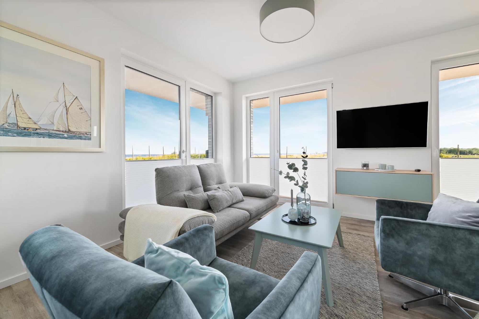 Beachterracefour- Eg, Meerblick, Terrasse, Kamin, Sauna Olpenitz Zewnętrze zdjęcie