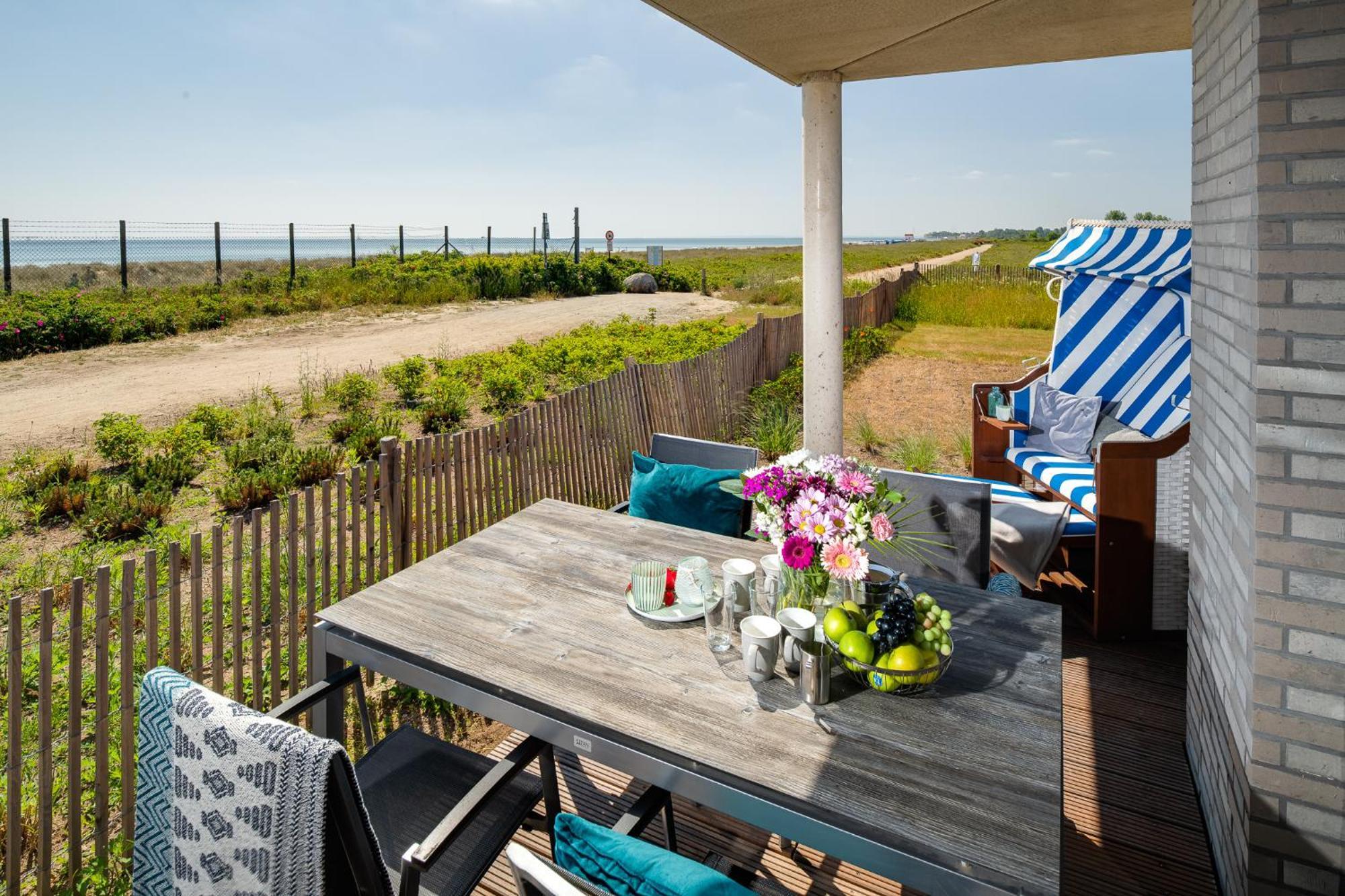 Beachterracefour- Eg, Meerblick, Terrasse, Kamin, Sauna Olpenitz Zewnętrze zdjęcie